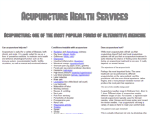 Tablet Screenshot of acupuncturehealthservices.com